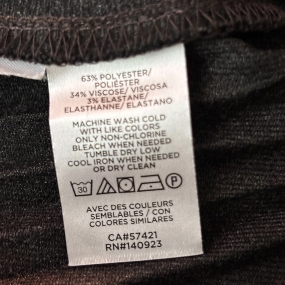 LOFT‎ Petites Pleated Midi Skirt Womens 10P Gray Career Casual Elegant - Picture 6 of 7